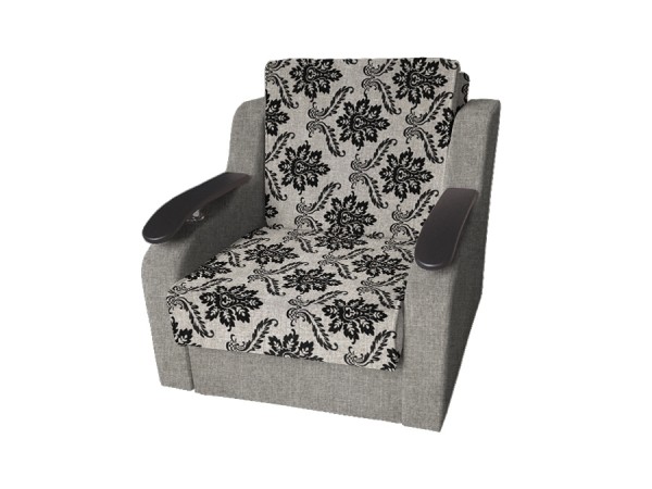 Кресло-кровать Виктория с декором (рогожка вензель коричневый/рогожка беж) Кресло-кровать Виктория с декором (рогожка вензель коричневый/рогожка беж)