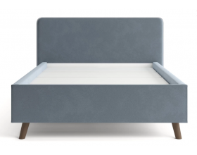 Ванесса кровать 1,4 темно-серый