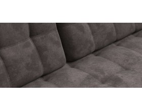 Босс двухместный диван Велюр Алькантара серый