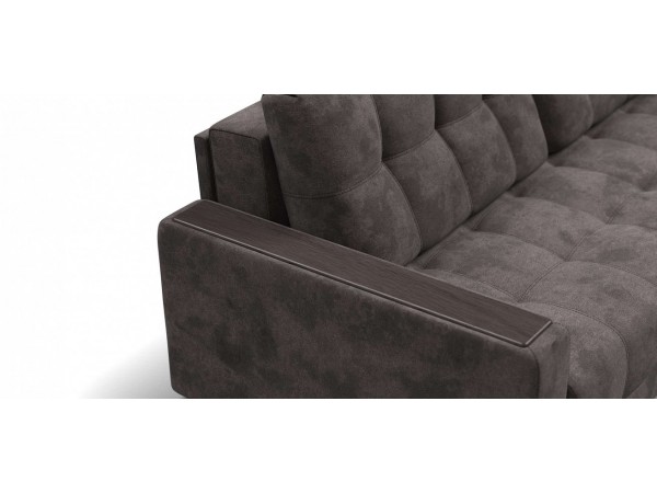 Диван BOSS Compact велюр Alkantara серый Диван BOSS Compact велюр Alkantara серый