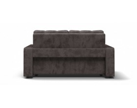 Босс двухместный диван Велюр Алькантара серый