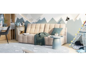 Босс Мини диван Велюр Монолит латте