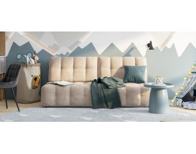 Босс Мини диван Велюр Монолит латте