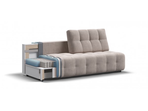 BOSS 2.0 Mini диван велюр Monolit латте