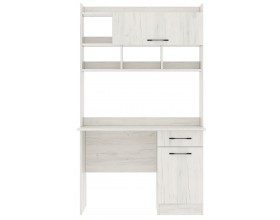 Письменно-компьютерный стол ПКС-2 Крафт белый