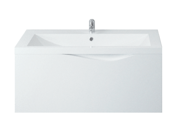 Тумба Этюд 58 П 1 в.я. Белый глянец