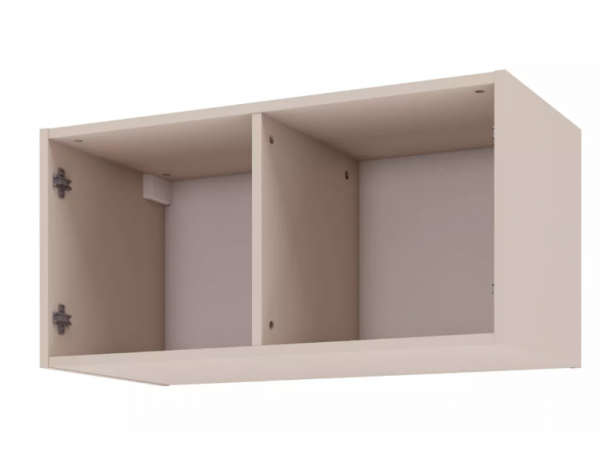 Лаура 464.13 Полка навесная  (79х42х41) Кашемир серый