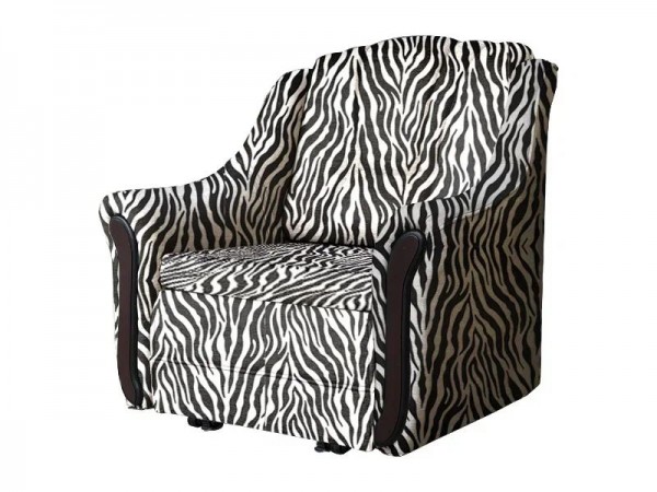 Кресло-кровать Виктория (велюр зебра)