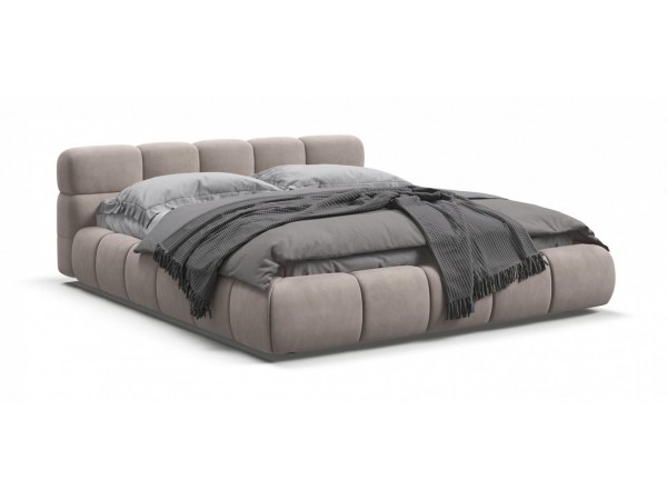 Кровать Босс Дрим Про+ПМ велюр Monolit латте