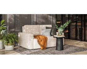 Норд двухместный диван Велюр Монолит латте