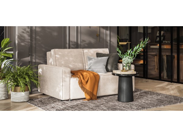 Диван NORD Compact велюр Monolit латте