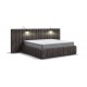 Кровать BOSS INFINITY 180*200 велюр Alkantara Серый