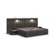 Кровать BOSS INFINITY 180*200 велюр Alkantara Серый