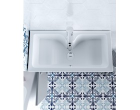 Тумба с раковиной Mira 60Н 2д. Дуб Сонома