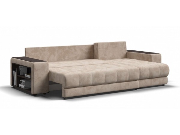 Диван BOSS 3.0 XL угол велюр Alkantara пепел