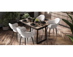 Стул ОРИЕНТ Velutto сталь, черный