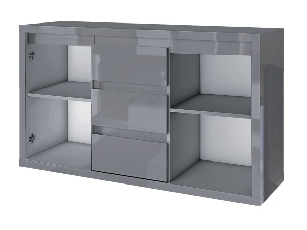 Комод Норден СТЛ.321.02 Серый глянец