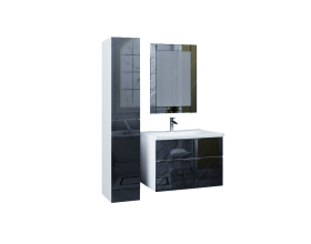 Зеркало Glass 60*80 Black stone