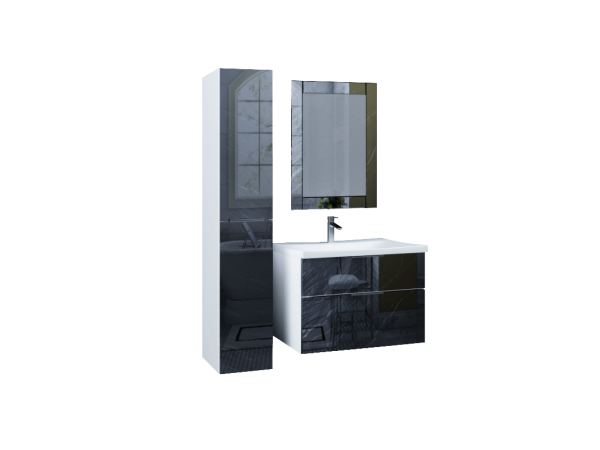 Зеркало Glass 60*80 Black stone
