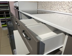 Кухня Вариант фасада Капри Липа пепел