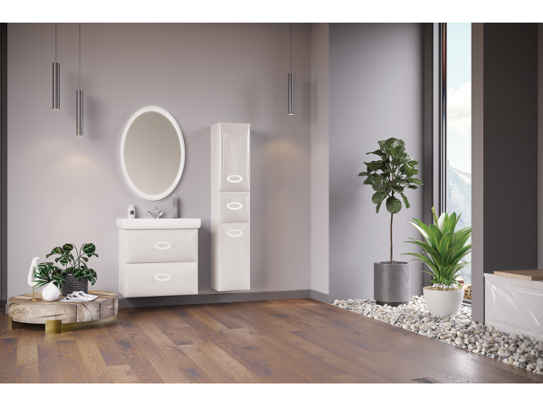 Зеркало Arrondi/Bonne 60 White
