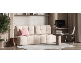 Денди Мини диван Велюр Монолит латте