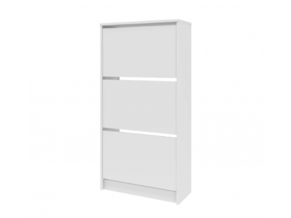 Лофт 117.13 Тумба для обуви 3 фасада Белый