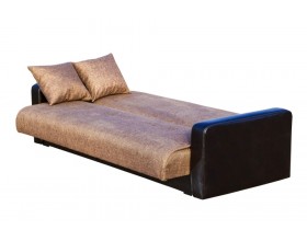 Диван Лондон рогожка коричневая (комби)