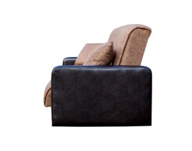 Диван Лондон рогожка коричневая (комби)