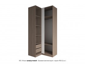 Шкаф «Роза» угловой