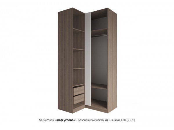 Шкаф «Роза» угловой