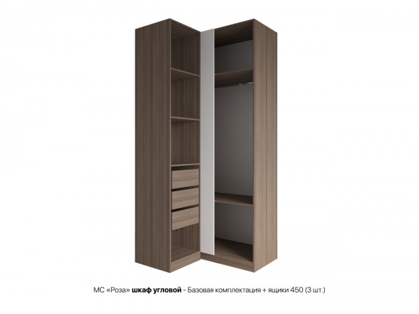 Шкаф «Роза» угловой