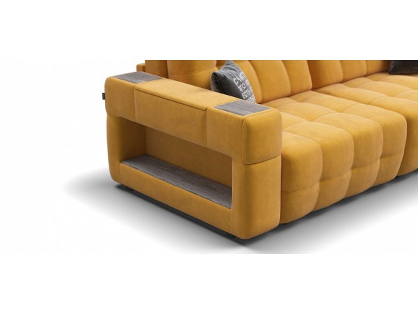 Диван BOSS.XO велюр Monolit маст / WOOD Rock