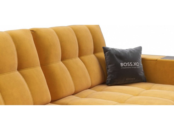 Диван BOSS.XO велюр Monolit маст / WOOD Rock