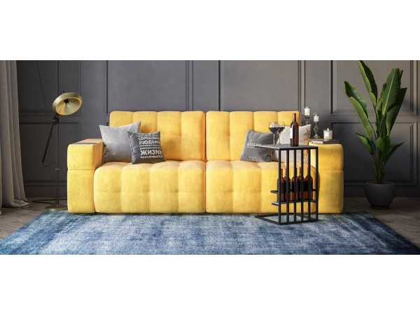 Диван BOSS.XO велюр Monolit маст / WOOD Rock