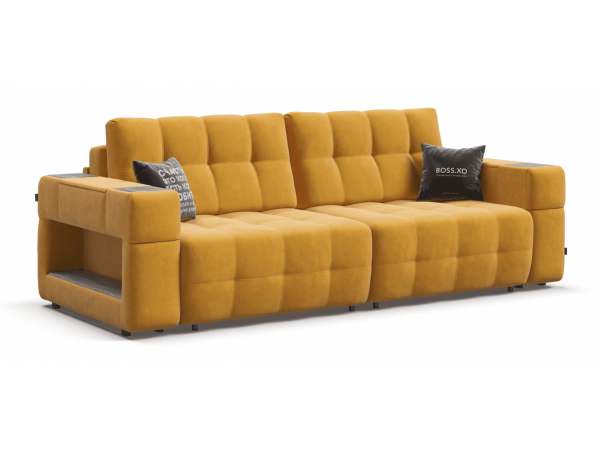 Диван BOSS.XO велюр Monolit маст / WOOD Rock