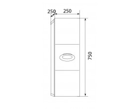 Пенал Bonne 25П 1д. White L