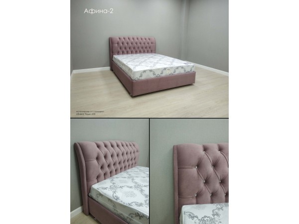 Кровать Афина 2 velvet lux 22