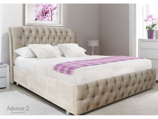 Кровать Афина 2 velvet lux 22