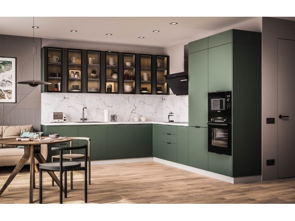 Модульная кухня Ройс Оливково-зеленый Модульная кухня Ройс Оливково-зеленый