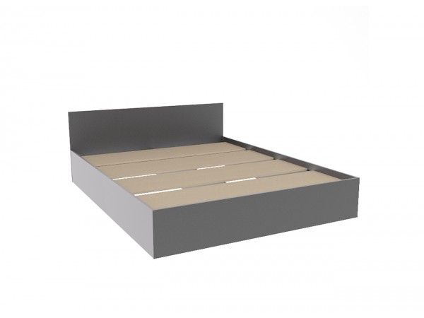 МС Мори кровать КРМ 1600.1 Графит