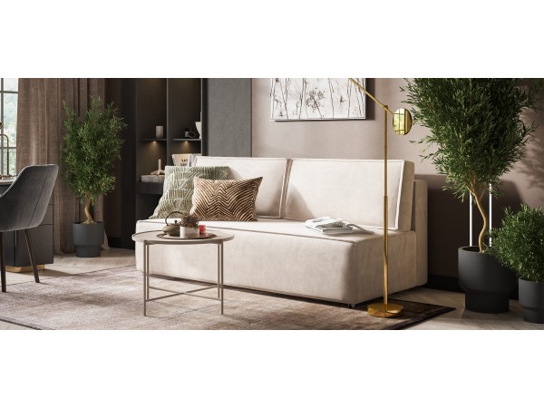 Диван NORD mini велюр Monolit латте