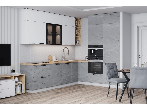 Кухня «Фенис» Арт Металл 2,2*2,2 м 