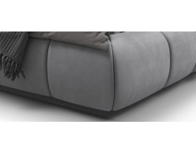 Босс Дрим Кровать+ПМ 160*200 Велюр Монолит сталь