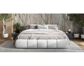 Босс Дрим Кровать+ПМ 160*200 Велюр Монолит сталь