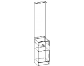 Зеркало с тумбой ПЛ-1