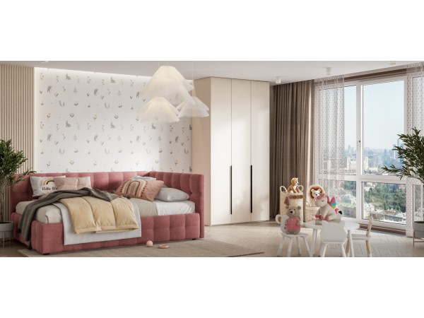 Шкаф BOSS STANDART 120 - 3Д Кашемир серый