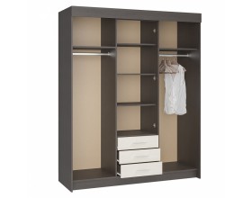 Шкаф-купе Фортуна 1,7 венге/дуб белфорд