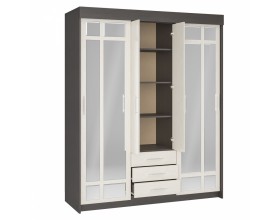 Шкаф-купе Фортуна 1,7 венге/дуб белфорд