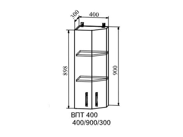 Корпус верхний торцевой высокий ВПТ 400 Корпус верхний торцевой высокий ВПТ 400